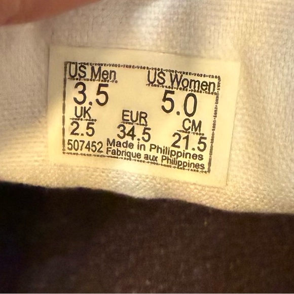 Never worn Vans LX Mary Jane’s leather sneakers pearlized white womens size 5 - Picture 6 of 6